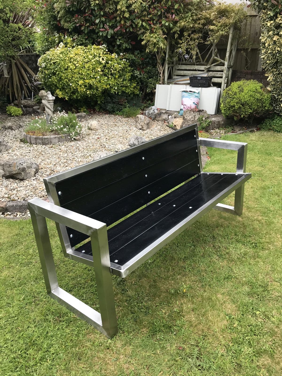 Garden bench by The Weld Guy